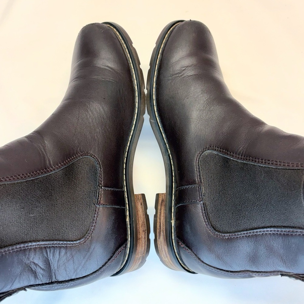 Ariat Wexford Waterproof Chelsea Boots Womens Size 9 B Brown Leather Pull On - Picture 6 of 16